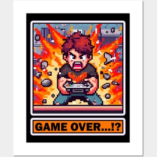 Game Over...!? Posters and Art